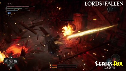 Lords of the Fallen-2023 - 24 Desde Maraña Sombría terminamos enfrentandonos al Boss Ladron de pieles