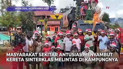 Momen Natal, Kendaraan Lapis Baja TNI Diubah Jadi Kereta Santa