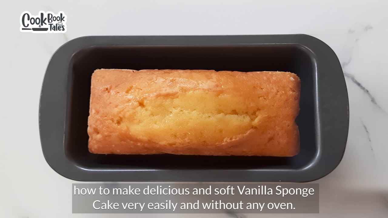 Vanilla Sponge Cake | চুলায় তৈরি নরম তুলতুলে ভ্যানিলা স্পঞ্জ কেক | Vanilla Sponge Cake Without Oven | Easy Bakery Style Plain Cake