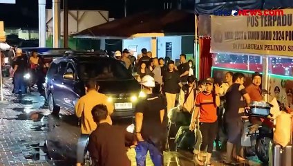 Pemudik Nekat Terobos Dermaga Pelabuhan Sibolga Usai Kehabisan Tiket