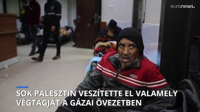 Sok palesztin veszítette el valamely végtagját a Gázai övezetben