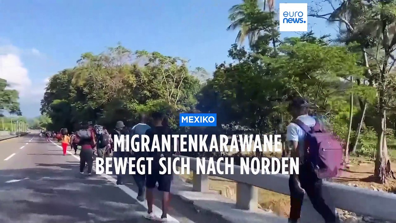 Rund 6000 Migranten: Karawane auf dem Weg zur US-Grenze