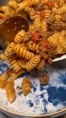 PASTA BOLOGNESE #pasta #pate #fusilli #pates #bolo #bolognese #recette #recipe #recipes