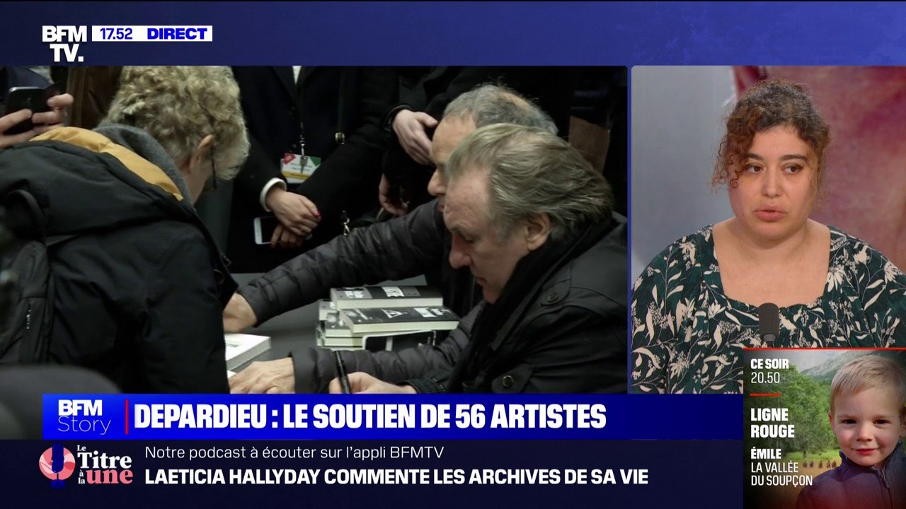 Pour la militante féministe Fatima Benomar, la tribune en soutien à Gérard Depardieu "reprend le même positionnement qu'Emmanuel Macron"