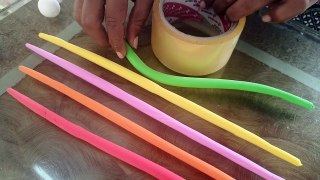 How to make rainbow with  clay