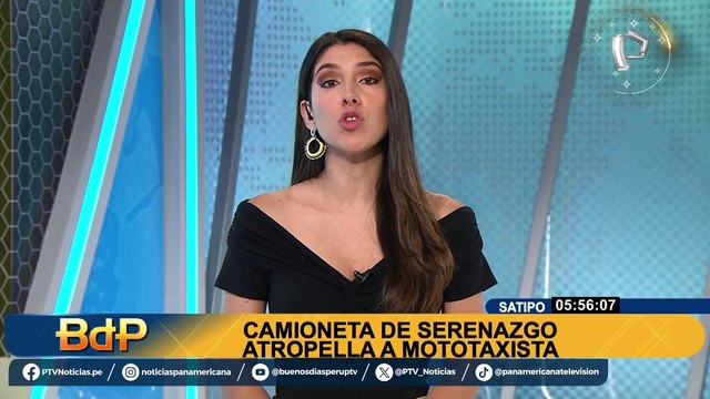 Satipo: mototaxista resulta gravemente herido tras ser embestido por camioneta de Serenazgo