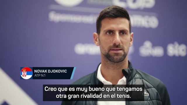 Djokovic se deshace en elogios con Alcaraz antes de medirse con él en una exhibición