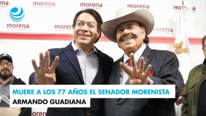 Muere a los 77 años el senador morenista Armando Guadiana