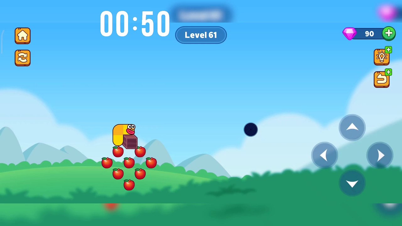 Hungry Worm Game Play! VIP Gamer ! Best game Play! Part 2