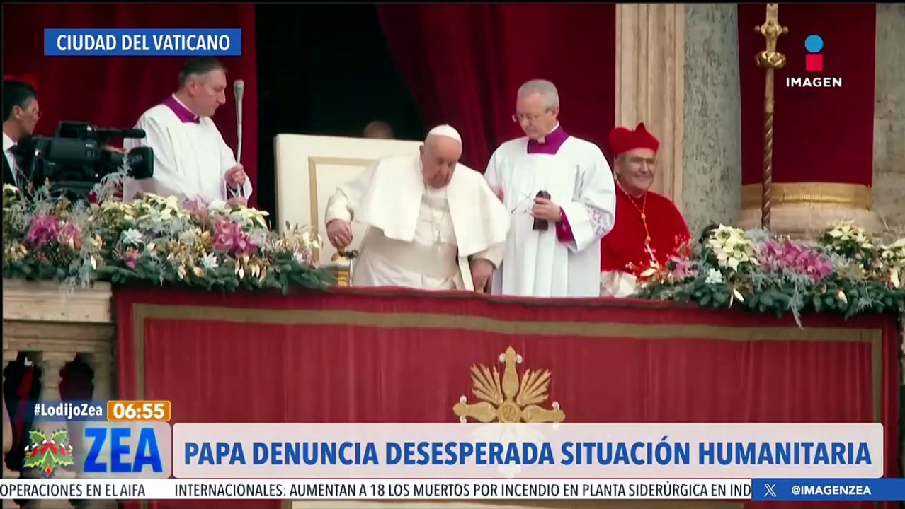Papa Francisco denuncia la desesperada situación humanitaria en Gaza