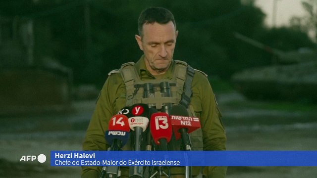 Chefe do Exército israelense diz que guerra em Gaza ainda vai durar 'vários meses'