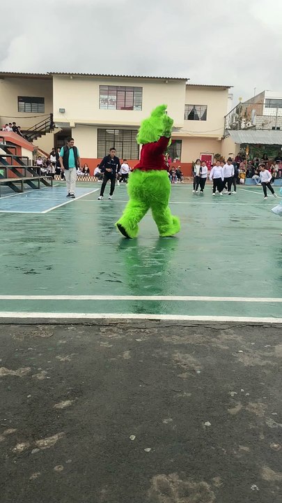 Grinch Slips and Falls