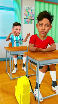 Ronaldo jr Is Being Bullied By A School Bully happy End #ronaldo #messi #shorts