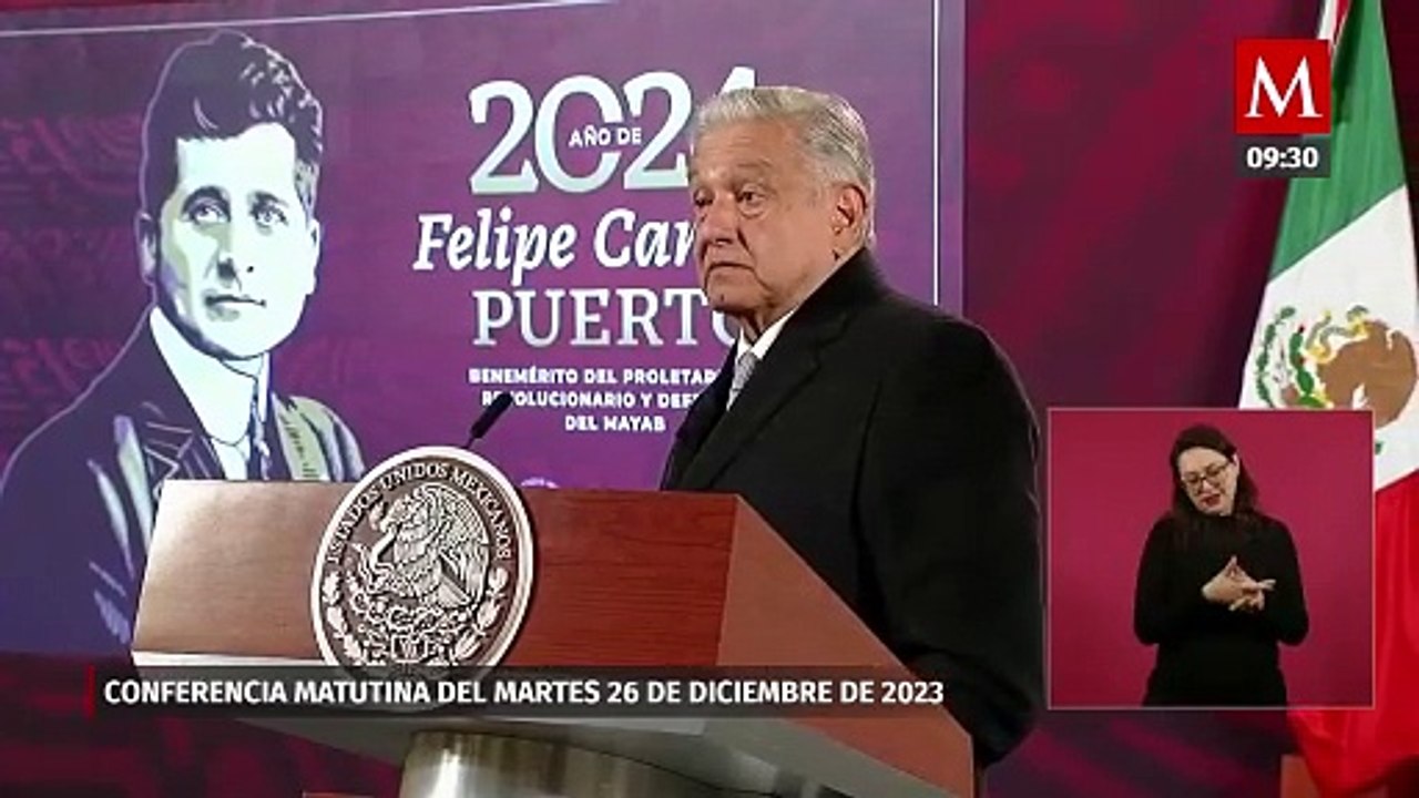 2024 será el año de Felipe Carrillo Puerto, anuncia AMLO