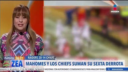 Tarde triste para Patrick Mahomes