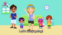 Work Out with My Family at Home   Stay Healthy   Healthy Habits Song   Pinkfong Baby Shark