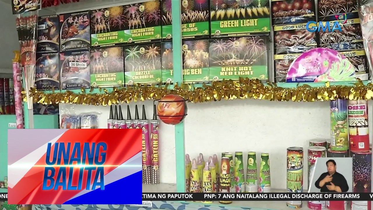 Mga bumibili ng paputok sa Bocaue, Bulacan, dumarami na; Mga tindahan, may nakahandang pamatay-sunog | UB