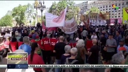 Argentina: Ciudadanía rechaza operativos de seguridad instalados por el pdte. Javier Milei