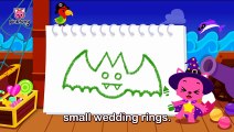 Vampire Wedding  Bat Drawing   Halloween Songs   How to Draw   Pinkfong Songs for Children