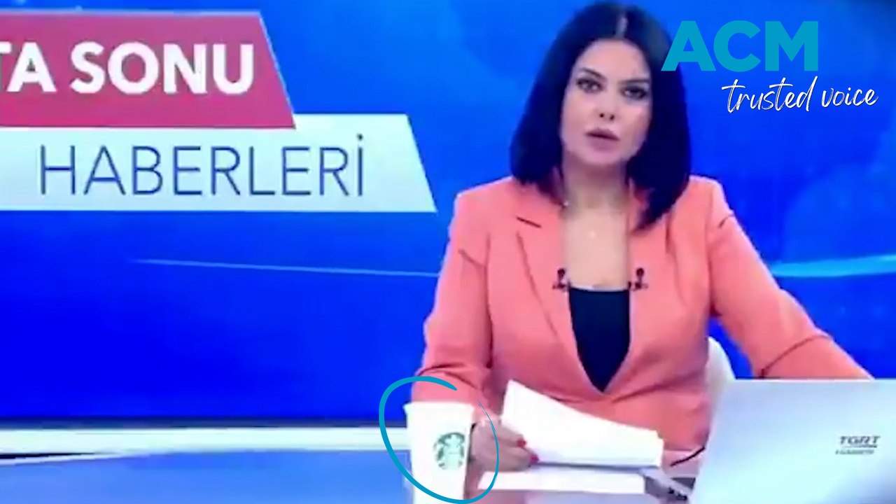 Turkish news anchor fired for Starbucks cup on desk