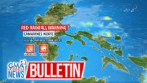 Nakararanas ngayon ng masamang panahon ang ilang bahagi ng Bicol region at Visayas | GMA Integrated News Bulletin
