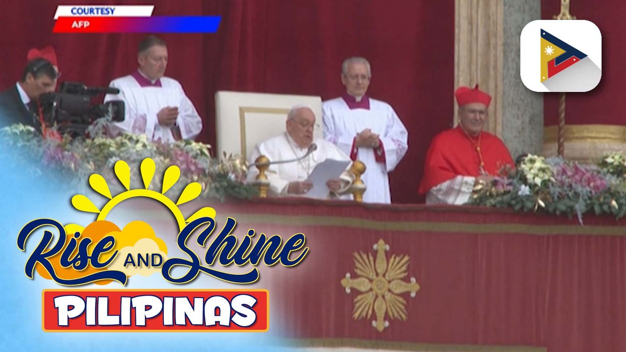 Pope Francis, nanawagan ng kapayapaan sa kaniyang taunang 'Urbi et Orbi' blessing