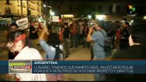 Argentina: Ciudadanos protagonizan cacerolazo a las afueras del Congreso Nacional