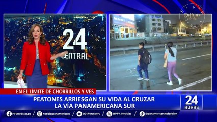 Villa El Salvador: personas arriesgan sus vidas al cruzar corriendo la Panamericana Sur