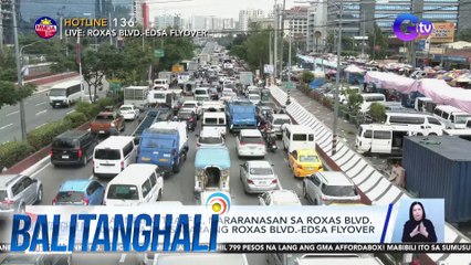 Matinding traffic, nararanasan sa Roxas Blvd. dahil sa pagsasara ng Roxas Blvd.-EDSA flyover | BT
