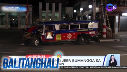 Pampasaherong jeep, bumangga sa puno; 16, sugatan | BT