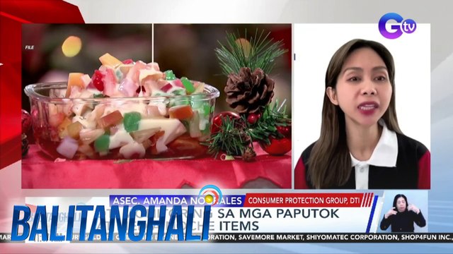 DTI Monitoring sa mga paputok at Media Noche Items | BT