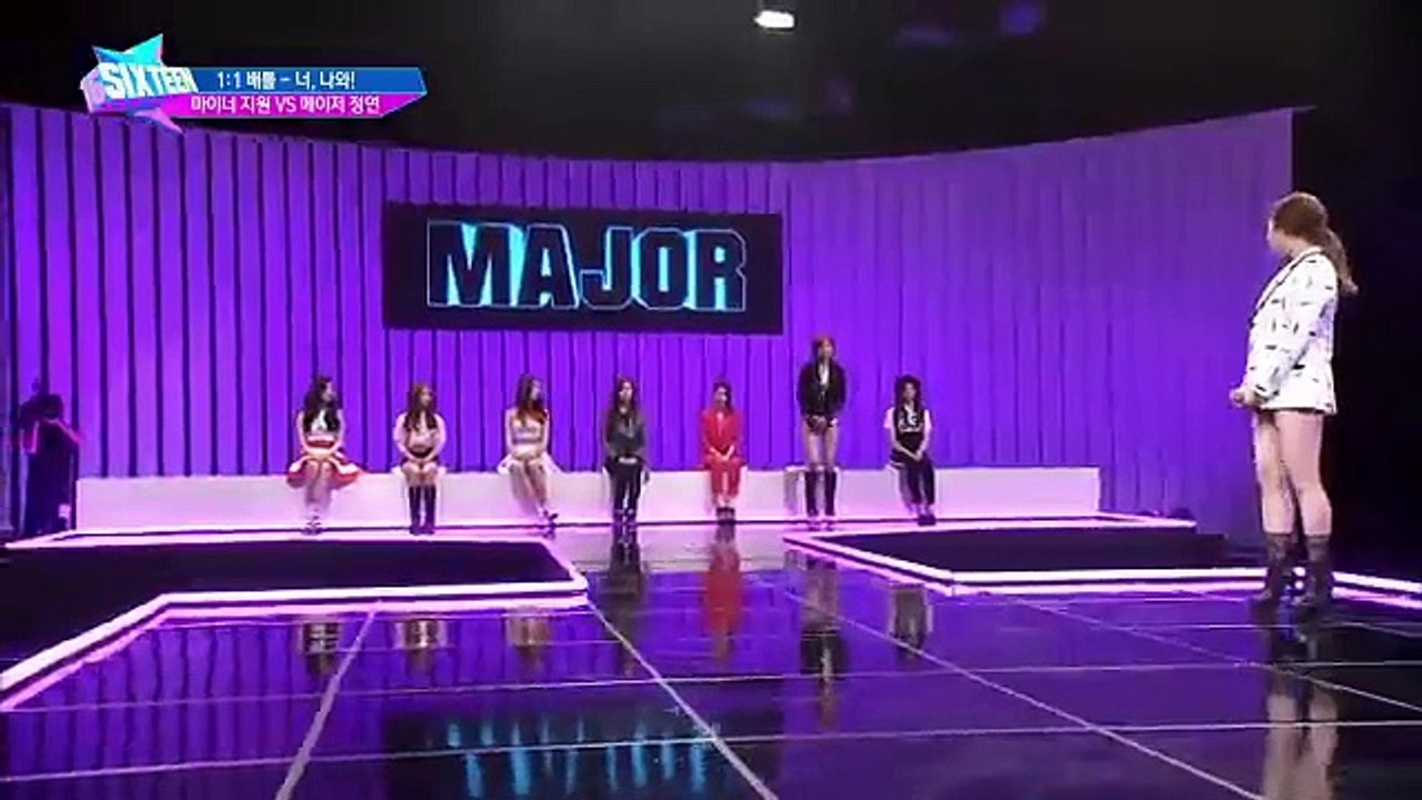 TWICEを産んだ伝説のSIXTEEN 03「1対1バトル」 02 ジョンヨン対ジウォン