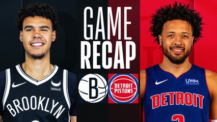 Game Recap: Nets 118, Pistons 112