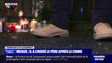 "Il titubait, comme s'il était alcoolisé": Un voisin de la famille tuée à Meaux raconte avoir aperçu le suspect juste après le drame