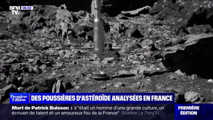 Des poussières d'astéroïdes analysées par des chercheurs en France