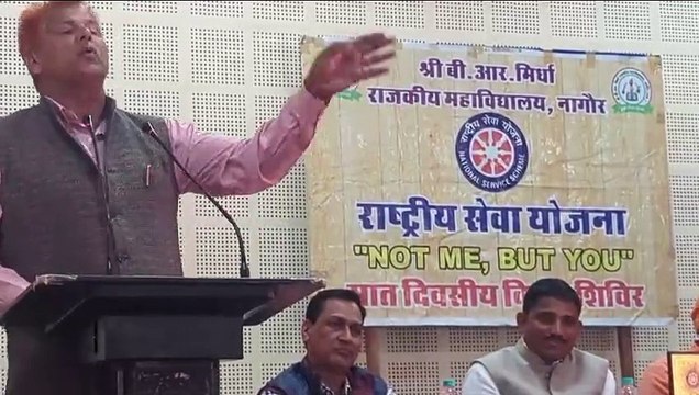 जीवन की गाड़ी के पहिये में ‘डग’ मत पडऩे देना : डॉ. जाखड़