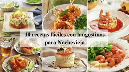 10 recetas fáciles con langostinos para Nochevieja