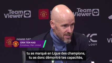 19e j. - Ten Hag sur Højlund : “Maintenant qu'il a marqué son premier but, il en marquera d'autres”