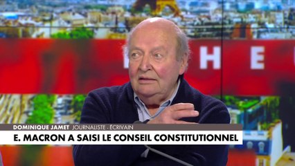 Dominique Jamet : «Nous sommes en train de vivre un épisode qui ridiculise le Parlement, le gouvernement, le président et la République»