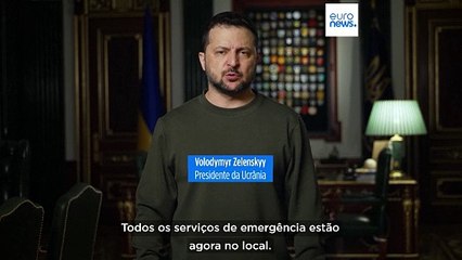 Ataque russo a estação de comboios faz um morto e quatro feridos em Kherson