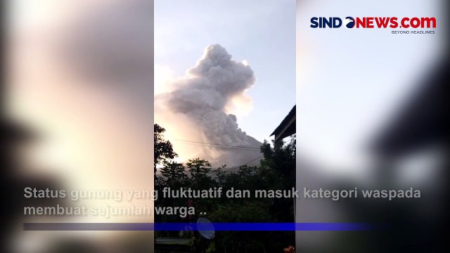Gunung Lewotobi Laki Laki Erupsi, Semburkan Abu Vulkanik Setinggi 1000 Meter