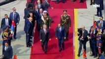 الرئيس عبد الفتاح السيسي يستقبل العاهل الأردن الملك عبدالله الثاني بمطار القاهرة