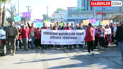 Adana'da Bağımlılığa Karşı Yürüyüş Gerçekleştirildi