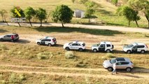 Operación policial en Mejorada del Campo contra las viviendas ilegales construidas en terreno protegido