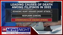 Heart attack, cancer, stroke pangunahing sanhi ng pagkamatay noong 2022