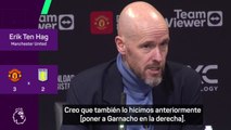 TEN HAG sobre el LIDERAZGO y el DOBLETE de GARNACHO