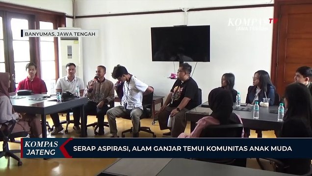 Serap Aspirasi, Alam Ganjar Temui Komunitas Anak Muda di Banyumas