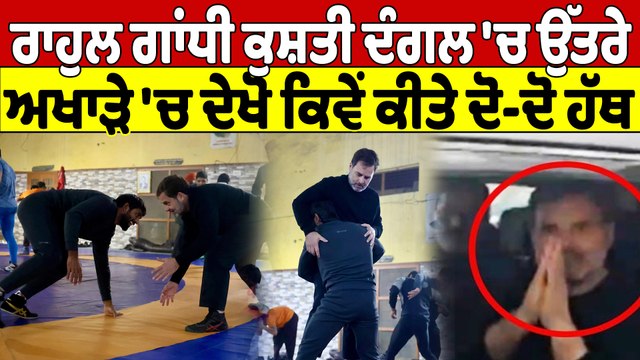 Rahul Gandhi ਕੁਸ਼ਤੀ ਦੰਗਲ 'ਚ ਉੱਤਰੇ, ਅਖਾੜੇ 'ਚ ਦੇਖੋ ਕਿਵੇਂ ਕੀਤੇ ਦੋ-ਦੋ ਹੱਥ |OneIndia Punjabi