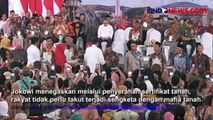 Bagikan Ribuan Sertifikat Tanah di Sidoarjo, Jokowi: Cegah Sengketa dan Mafia