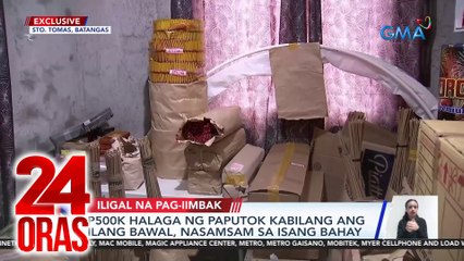 P500K halaga ng paputok kabilang ang ilang bawal, nasamsam sa isang bahay | 24 Oras
